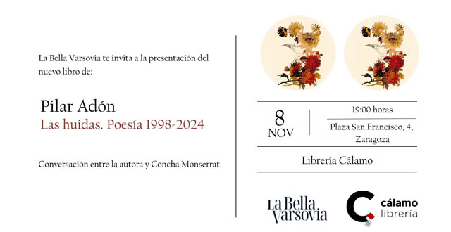 Pilar Adón presenta 'Las huidas. Poesía Poesía 1998-2024'